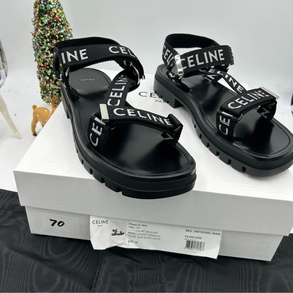 Man, Celine, Leo strappy sandals size 46 in Italy